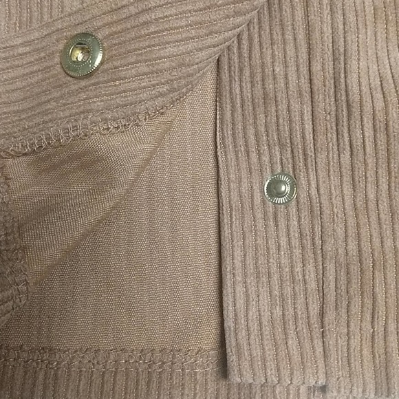 LF One Way Corduroy Snap Button Front Skirt - Picture 7 of 8